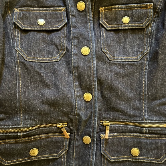 Vintage Ralph Lauren Fitted Denim Jacket with Gold Hardware | Women’s M - Picture 4 of 14